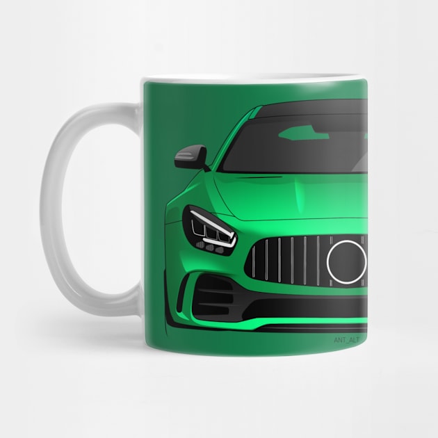 AMG GTR by Four Wheels Illustrations